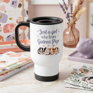 Taza De Viaje Solo una chica que ama los cuyes   Cuy