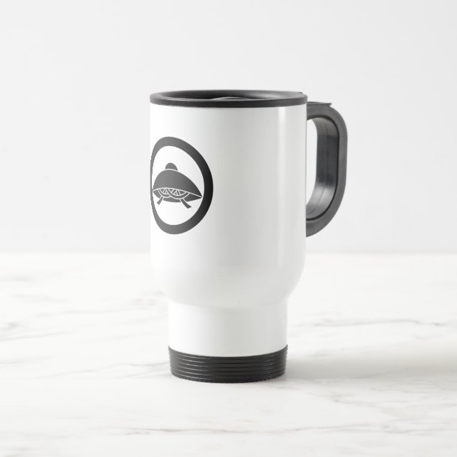 Taza De Viaje Sombrero de juncia en círculo (Anverso derecho)
