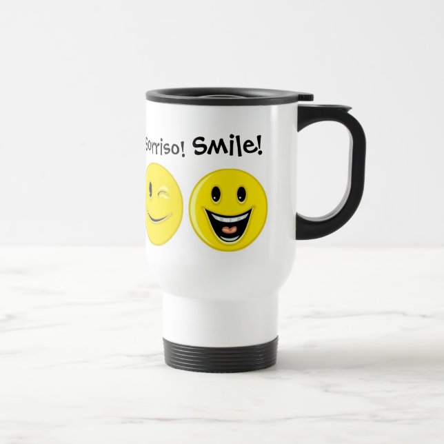 Taza De Viaje Sonrisas internacionales... ; ) (Derecha)