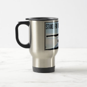 Taza De Viaje Soporte para el hombre en taza negra del viaje