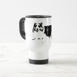 Taza De Viaje Sorbos tranquilos, sonrisa de Corgi