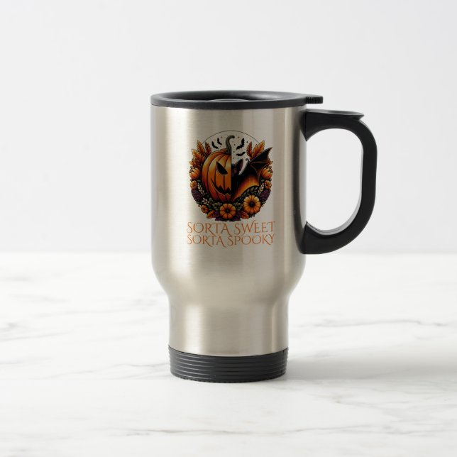 Taza De Viaje Sorta Sweet Sorta Spooky (Derecha)