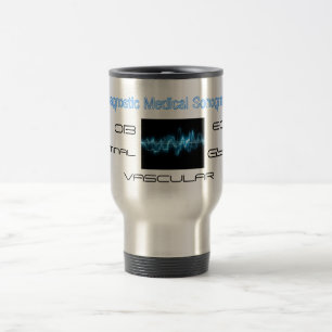 Taza De Viaje sound_wave, sonografía médica de diagnóstico, E