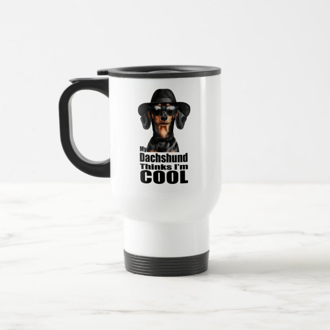 Taza De Viaje Soy Guay Dachshund (Izquierda)