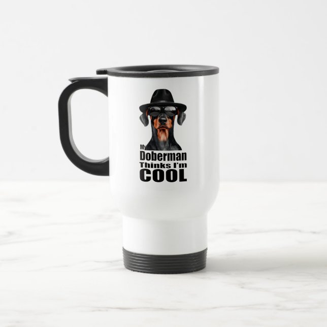 Taza De Viaje Soy Guay Doberman (Izquierda)