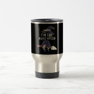 Taza De Viaje Soy La Tía Witch Halloween Regalos De Disfraces