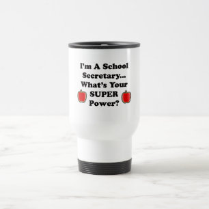 Taza De Viaje Soy secretaria de la escuela
