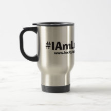 "Soy taza del viaje del perro afortunado"