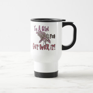 Taza De Viaje Soy un Chica que pesco y lo supero