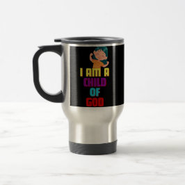 Taza De Viaje Soy un hijo de DIOS Dos Mug de Tono