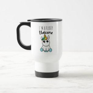 Taza De Viaje Soy un mezclador aislado de café unicornio
