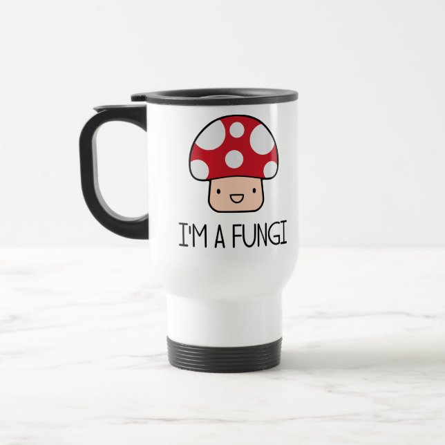 Taza De Viaje Soy una seta del individuo de la diversión de los (Izquierda)