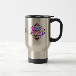Taza De Viaje 😻 🐾 ↷ ❤ Sper Cute Cat Familia Viaje Mug ↶ 🐾 😺