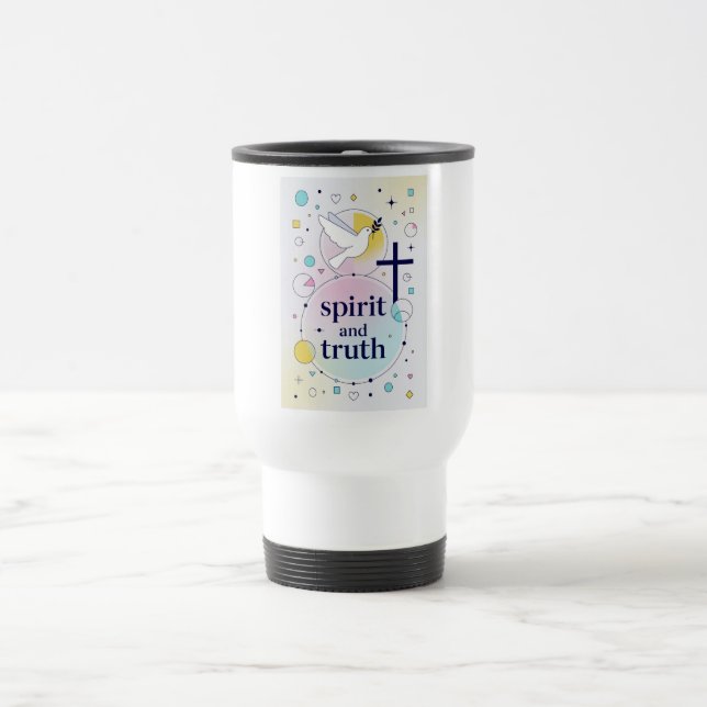 Taza De Viaje Spirit and Truth Christian Travel Mug (Centro)