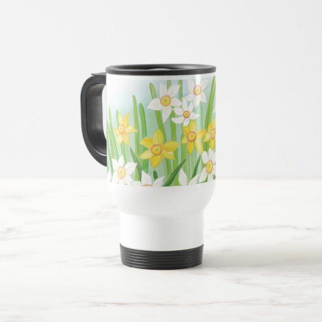 Taza De Viaje Spring Daffodils (Anverso izquierdo)