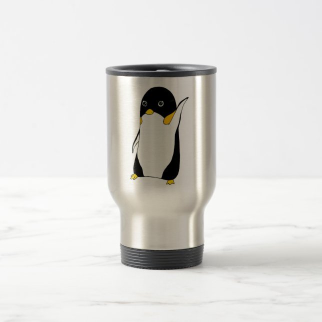 Taza De Viaje Sr. Pengu Steel Mug (Centro)