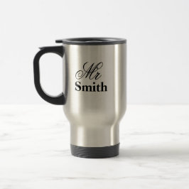 Taza De Viaje Sr. Personalized Name