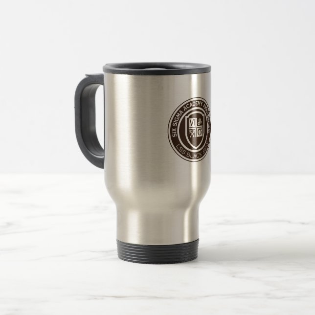 TAZA DE VIAJE SSAA BLACK BELT THERMO MUG (Anverso izquierdo)