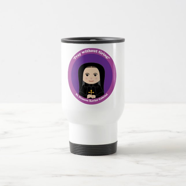 Taza De Viaje St. Frances Xavier Cabrini (Centro)