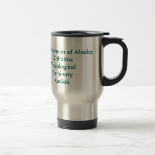 Taza De Viaje St Herman del seminario teológico ortodoxo de