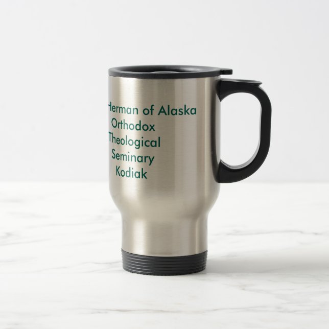 Taza De Viaje St Herman del seminario teológico ortodoxo de (Derecha)