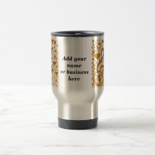Taza De Viaje Stars, Hears and The Music Notes, Gold_