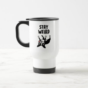 Taza De Viaje Stay Weird Funny Boston Terrier Dog