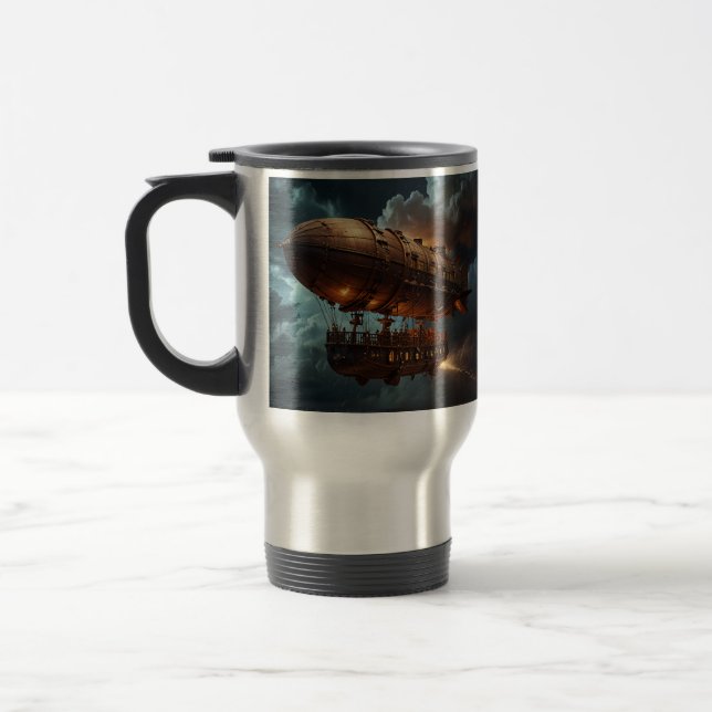Taza De Viaje Steampunk Submersible Ocean-liner (Izquierda)