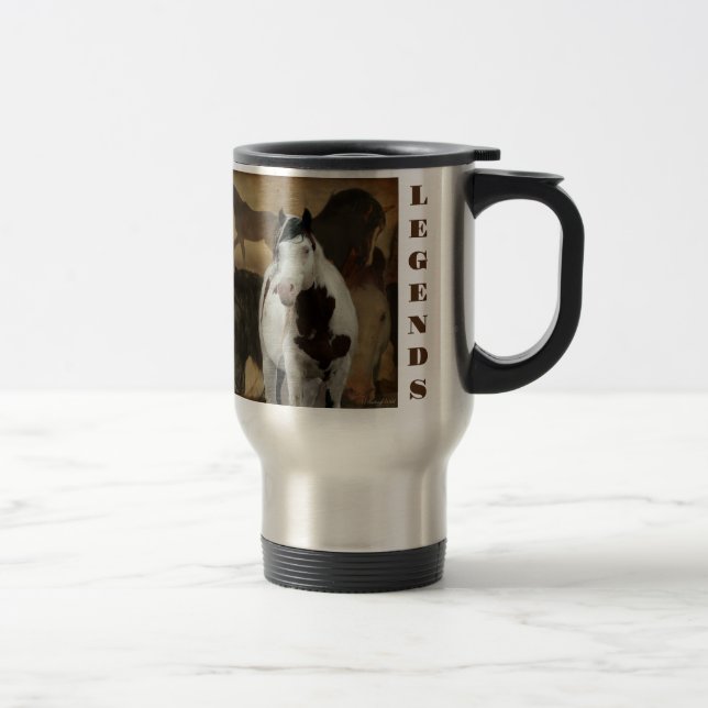 Taza De Viaje Steens Legends Mustang Mug (Derecha)