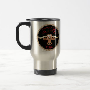 TAZA DE VIAJE STEER DESEANDO UN "MOO"... ¡NAVIDADES DE OJOS!