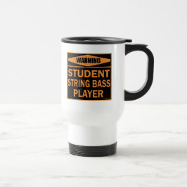 Taza De Viaje Student String Bass Player Travel Mug