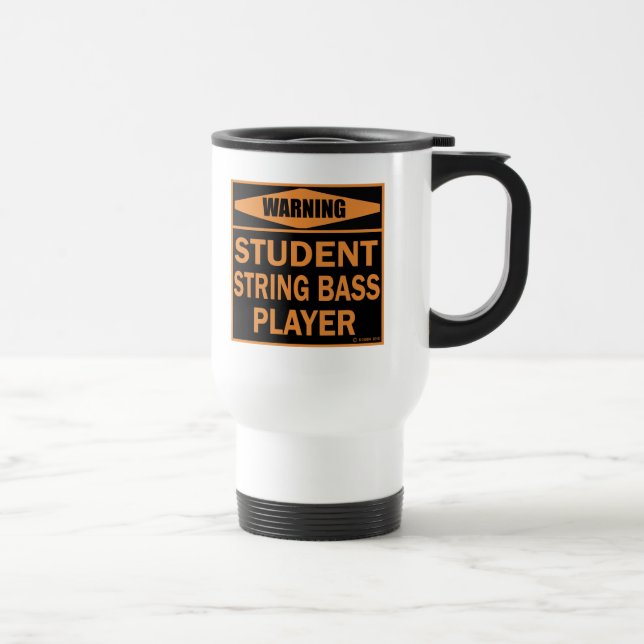 Taza De Viaje Student String Bass Player Travel Mug (Derecha)