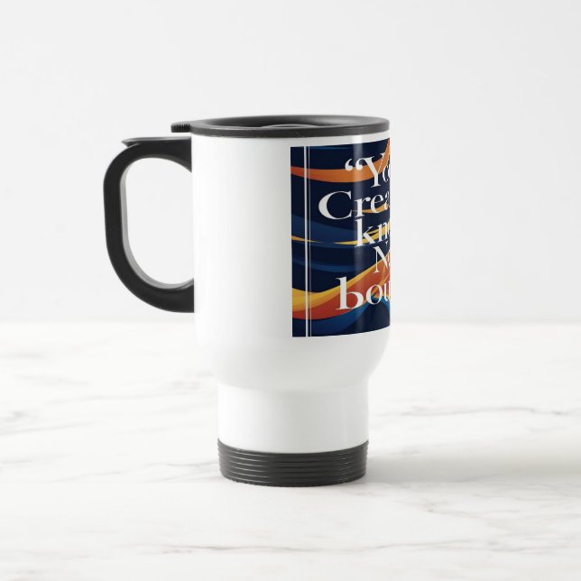 Taza De Viaje Su Creatividad No Sabe Límites (Izquierda)