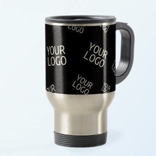 Taza De Viaje Su diseño, foto o logotipo de empresa colocado ale