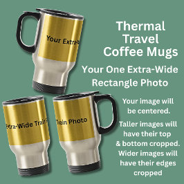 Taza De Viaje Su foto de tren de Rectángulo Extra en