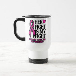 Taza De Viaje Su Lucha... Cáncer de Mama