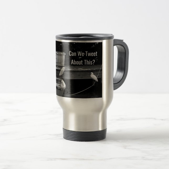 Taza De Viaje Su relación de diseño personalizada Travel Mug (Anverso derecho)