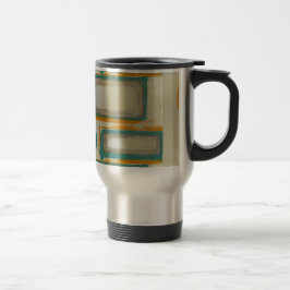 Taza De Viaje Suave y audaz abstracto inspirado en Rothko