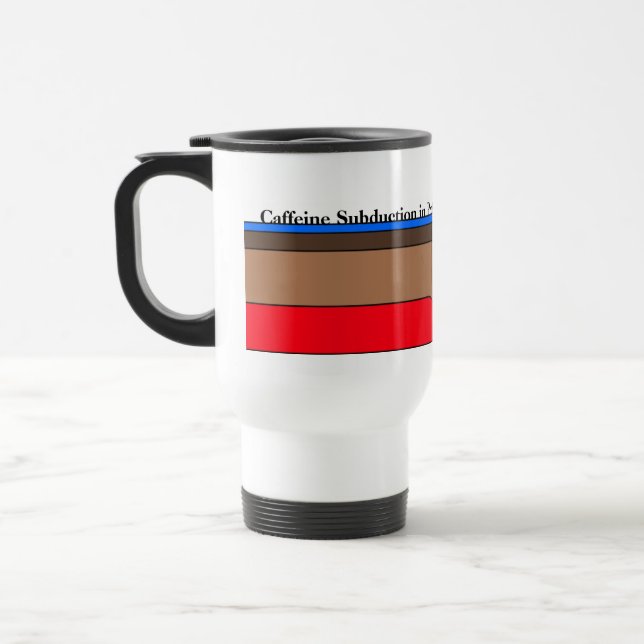 Taza De Viaje Subducción de Cafeína en Progreso (Izquierda)
