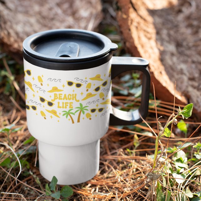 Taza De Viaje Sublimación de la vida en la playa (Subido por el creador)