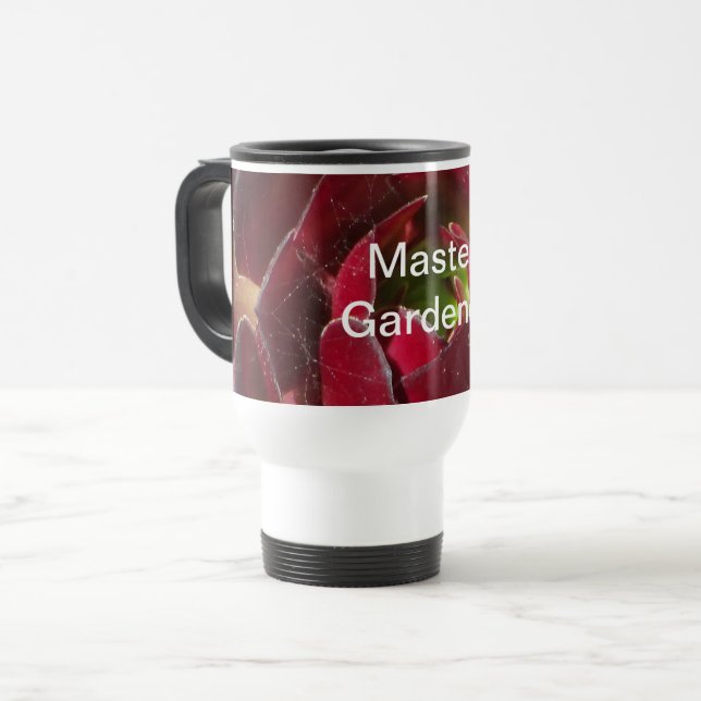 Taza De Viaje Suculento paisajista de plantas maestras de jardin (Anverso izquierdo)