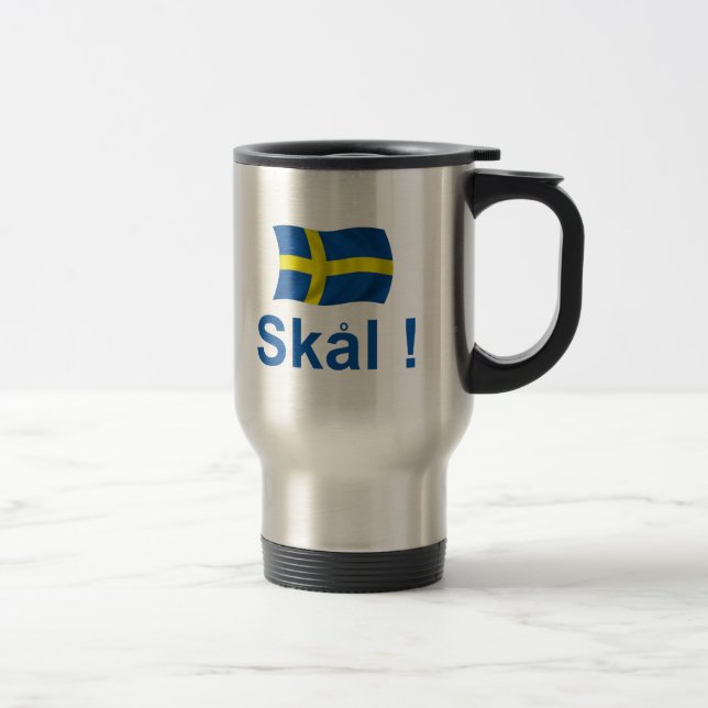 Taza De Viaje ¡Suecia Skal! (Derecha)