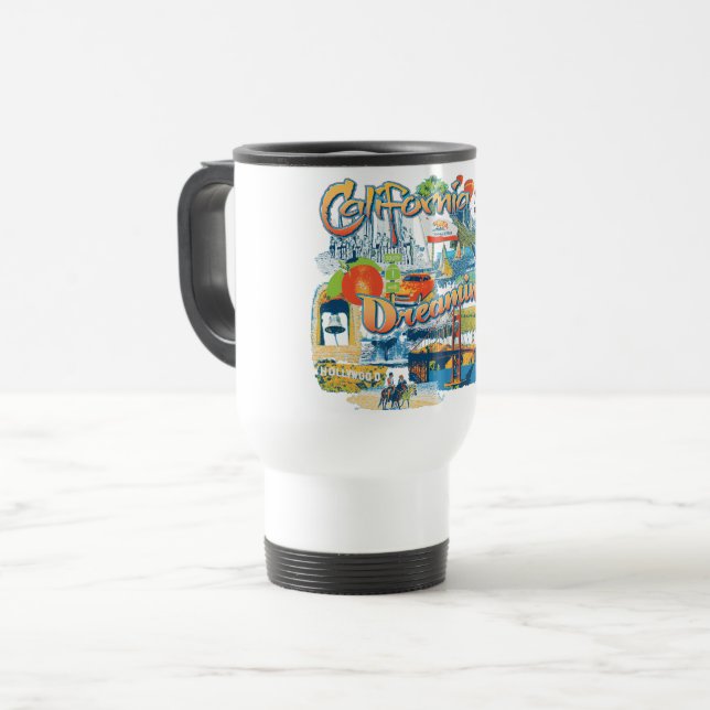 Taza De Viaje Sueño de California (Anverso izquierdo)