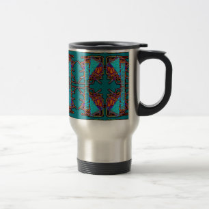 Taza De Viaje Sueño del emblema de las mariposas