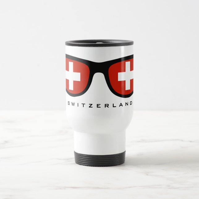 Taza De Viaje Suiza sombras personalizados (Centro)
