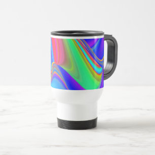 Taza De Viaje Summerfeeling, Resumen 3D Rainbowart