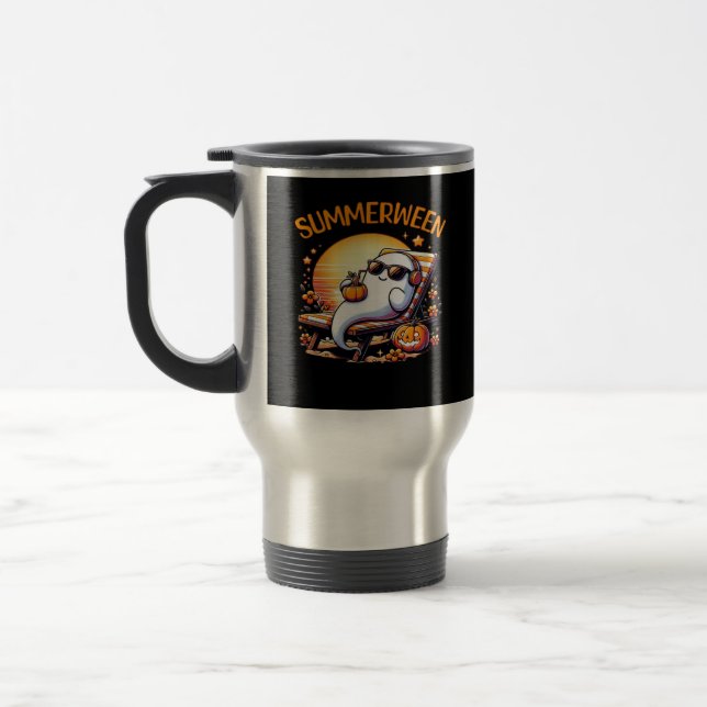 Taza De Viaje Summerween Cute Spooky Summer (Izquierda)