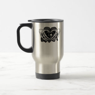 Taza De Viaje Sunand~1 - Manos Skeleton Heart