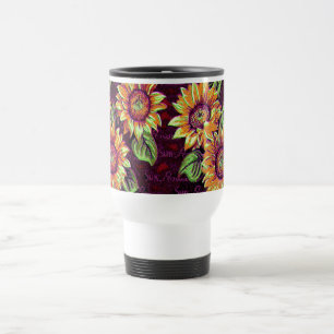 Taza De Viaje Sunflower