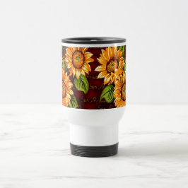 Taza De Viaje Sunflower